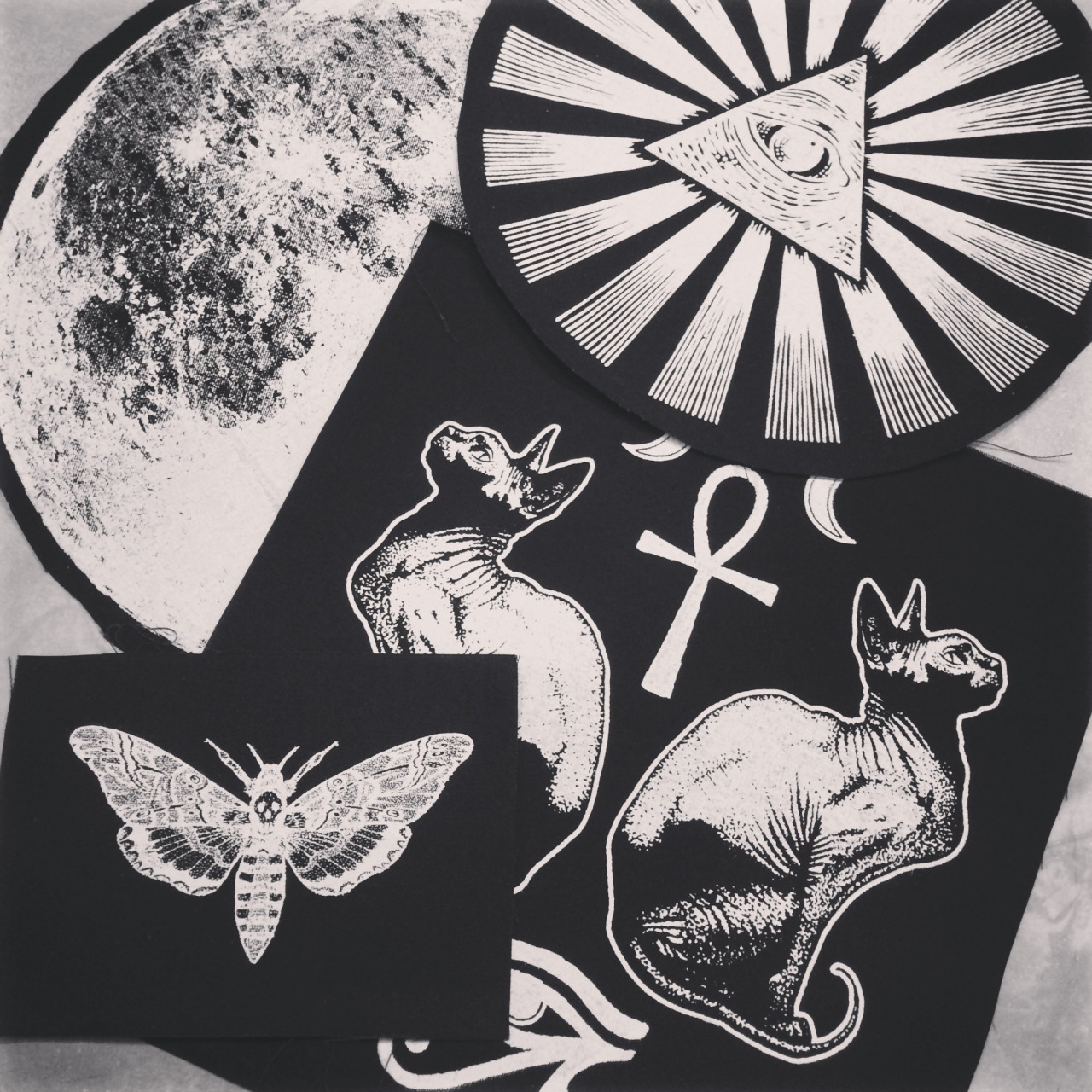 poisonappleprintshop:
“ Patches drawn and printed by Adrienne Rozzi a.k.a. Poison Apple Printshop
”