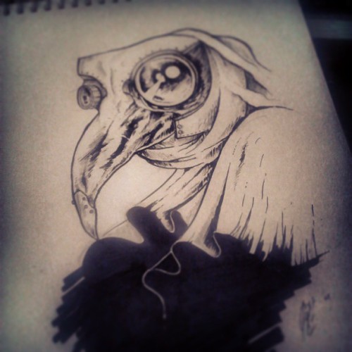 artofcoredesign:done… #plague #doctor #art #sketch 