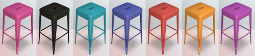 Pyszny’s ‘Barbecue Time’ barstools, 14 recolors for each variant.Certain clothing styles and custom 