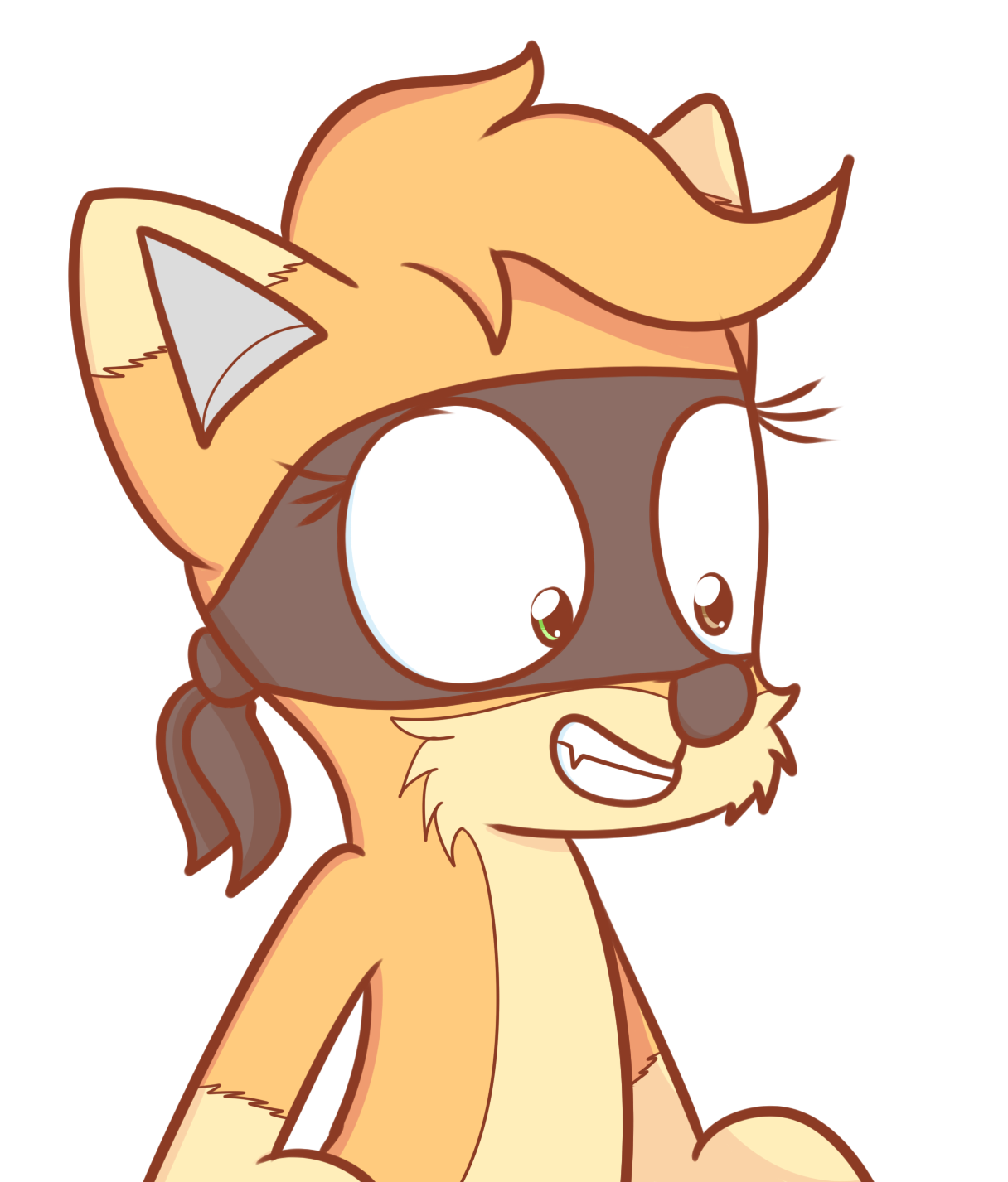 mrdegradation:Fox girl before bedCutie c: