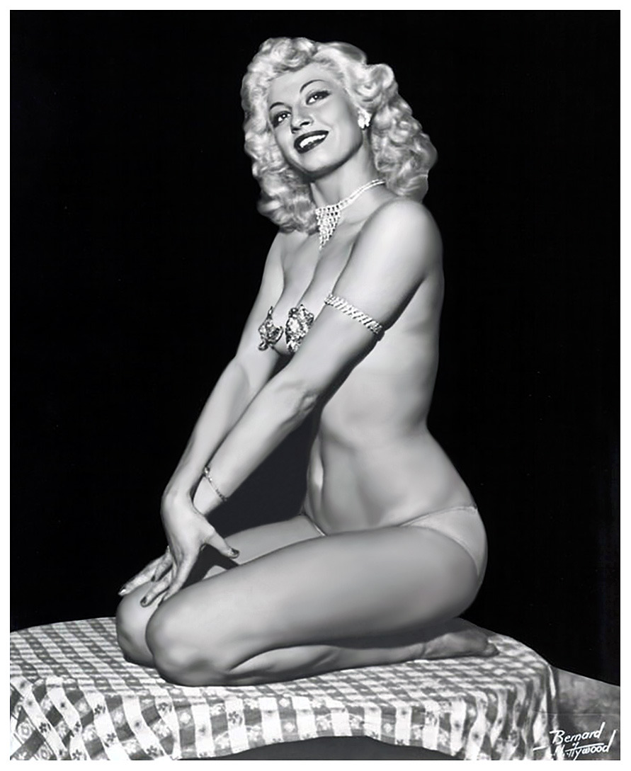 Lily Ayers      Posing for a publicity still promoting the 1952 Burlesque film: