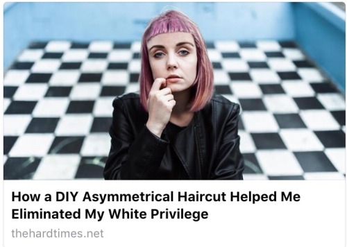 babyprime:notascorpio:ajdnfnjdfckmdkfmcsdmjsI Gave Myself TERF Bangs And Got Rid Of Racism