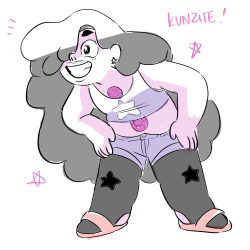 ggggAAAAH! im SO excited for new steven bomb i cant sleep! so i decided to doodle up a amethyst-steven fusion! more to come? let me take another crack at sleeping and we’ll see. 