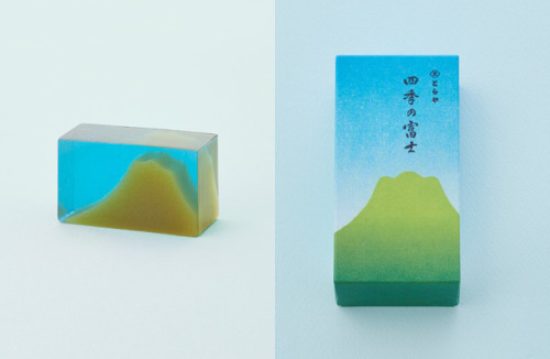 nae-design:Toraya youkan jelly with matching package is art.