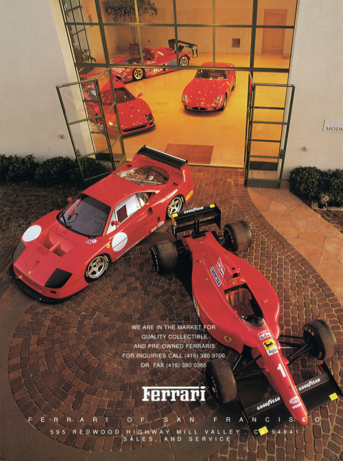 coloursteelsexappeal:Ferrari of San Francisco, 1996