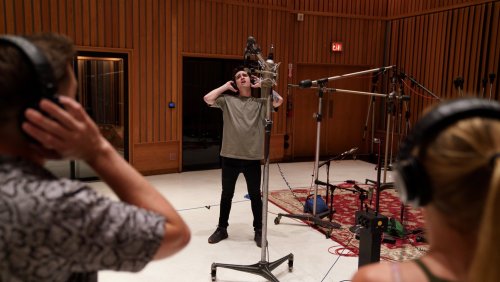 patiencesinners:Panic! at the Disco recording “Into the Unknown&quot; 