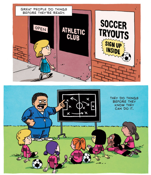 zenpencils:AMY POEHLER: Great people do things before they’re ready