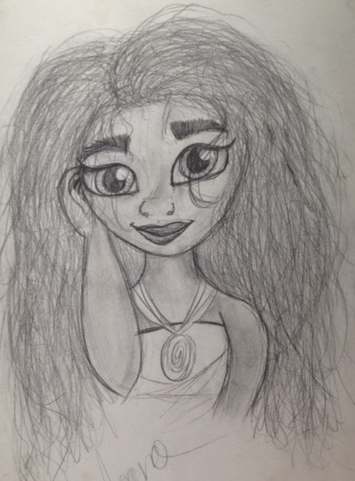 I Still Havent Seen Moana, So My Friend Challenged Me To Draw Her From MemoryIm Sorry
