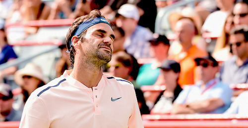 riceandshine:Roger Federer during the Roger’s Cup, 2017