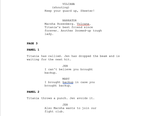 rainbowrowell: WIP WEDNESDAYThis week I’m working on She-Hulk scripts – this is part of 