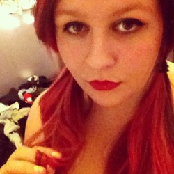 Re-coloured my hair today! More red than