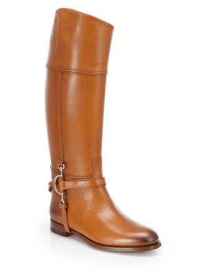 ombre-style: Sandra Harness Leather Riding Boots