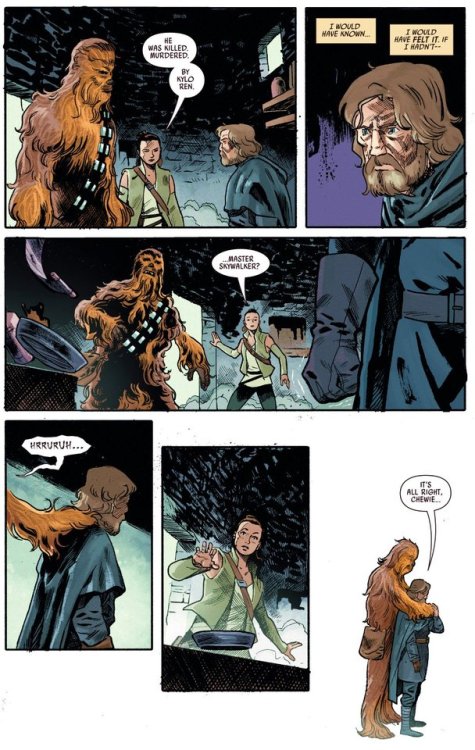 gffa:The Last Jedi Adaptation #1: SOMEONE CALL 911, THAT CHEWIE AND LUKE HUG JUST MURDERED ME.