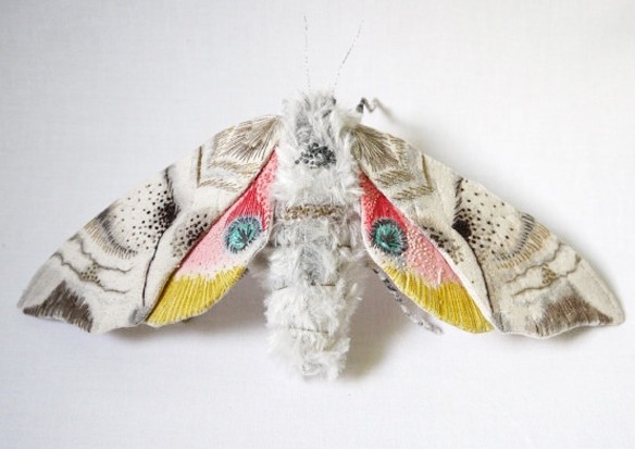 housebuiltbyghosts:  fer1972:  The Textile Moths of Yumi Okita  i fucking hate butterflies