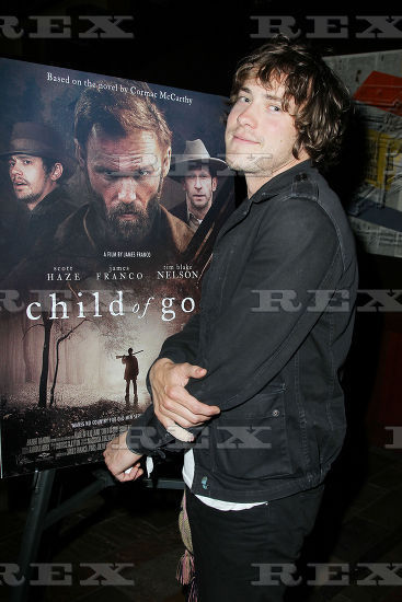 freedomdreamer7:Andrew appearing camera-shy at the NYC Premiere of James Franco’s film “Child of God