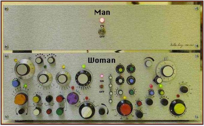 the seduction of man .vs. the seduction of woman