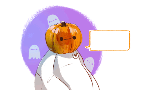 l0stlamp:  Early Halloween GIF since I probably won’t have time to draw for fun next month. I will be crying while writing my exegesis, and animating. Happy early Halloween! 