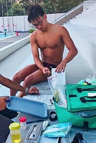 merlionboys: Singapore National Swimmer - Teo Zhen Ren So boyish you can’t tell that he is a NS police officer. So now do you like him, Joel, Russell or Clement better? (: http://merlionboys.tumblr.com/ 