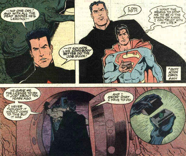 1991 DC Comics Superman Annual #3 Armageddon 2001 Batman Robin & Justice League