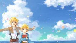 miyakuli:   ** Permission to post from their pixiv/twitter was granted by the artist Don’t remove credits &amp; don’t repost/edit the art Please, rate and/or bookmark their works on Pixiv too ** Say, are we still going to see the sea together? Artist