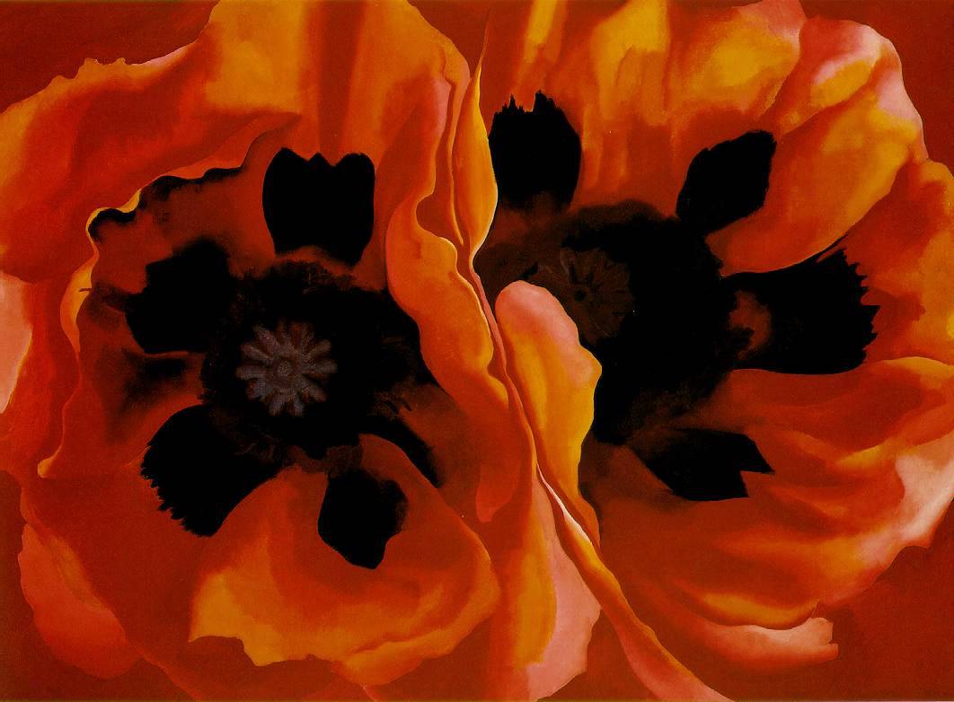 nobrashfestivity:   Georgia O’Keeffe    , Oriental Poppies, 1928