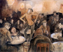 jourdepluie91:  :  Jeanne Mammen - In a Gay