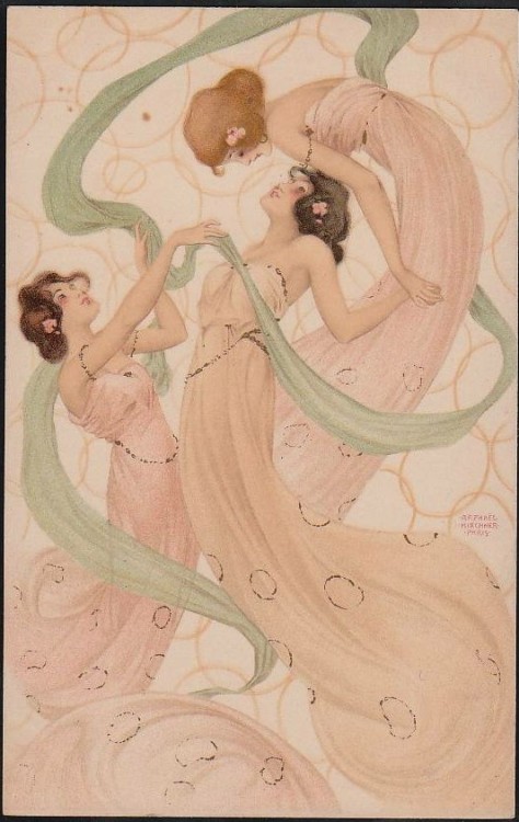 raphael-kirchner: Mayflyes, 1904, Raphael Kirchner