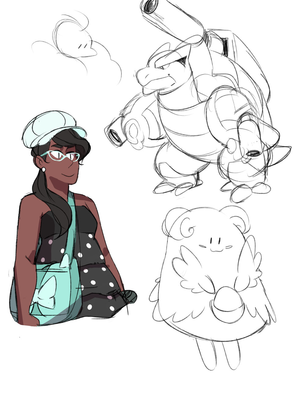 genchiart:  mfw I try to make a girl character but can never figure out what nextBut