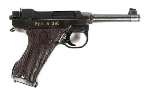 Swedish Husqvarna Model 40 semi automatic pistol, circa1940′s.from Centurion Auctions