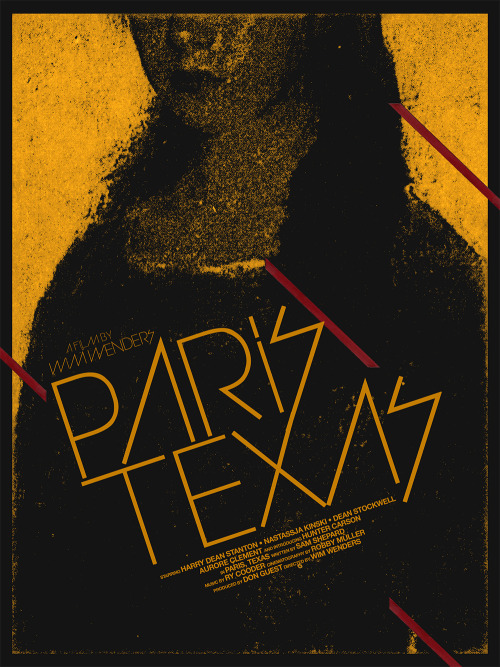 Midnight Marauder - Wim Wenders’ Paris, Texas Poster.