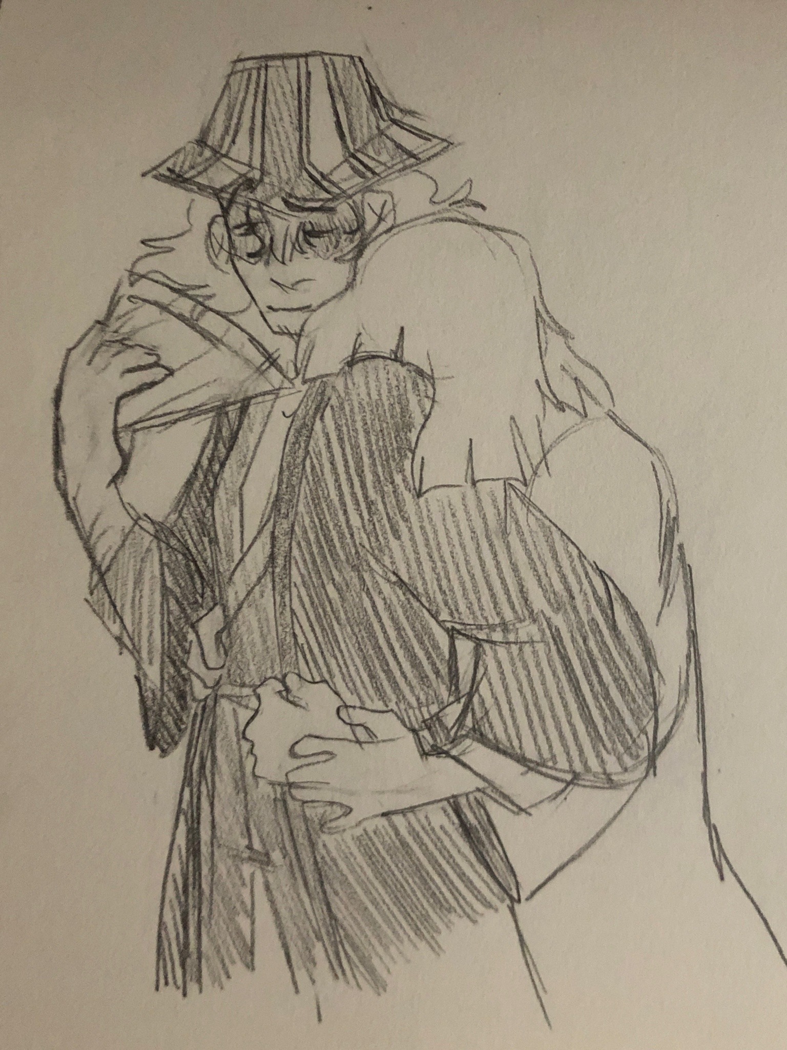 malewife-urahara:Soft embraces practice