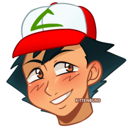 kittenbuns: yet another headshot commission! c: This time of Ash Ketchum aka the boy who never ages and needs to hurry up and become a pokemon champion already?? like wtf dude. FEEL FREE TO REBLOG JUST DON’T REPOST! 