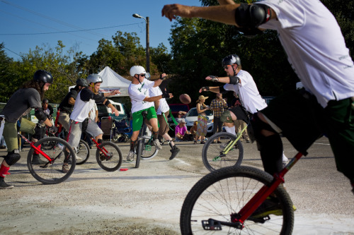 Unicycle Football for ESPN Magazine If we have hung out in the past year, I&rsquo;ve told you about 