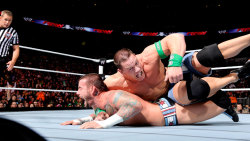 fishbulbsuplex:  John Cena vs. C.M. Punk