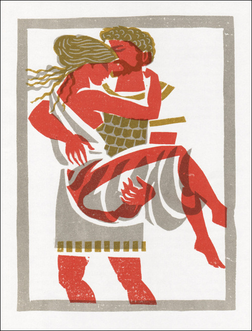 achileid:Penelope and Odysseus reunited by Eberhard und Elfriede Binder (1968)