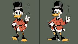 elenamanetta:  Scrooge, Scrooge, and Scrooge McDuck from Ducktales, Ducktales, and the Mickey Mouse Shorts. 