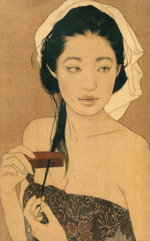 Yasunari Ikenaga: '朱い櫛 樹子' Red Comb And Jiko (2013)
