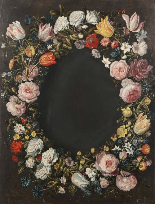 Francois Ykens (1601 - Circa 1693)Guirlande de fleurs