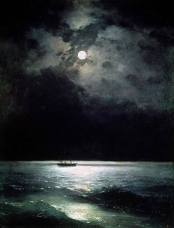 Art-Is-Art-Is-Art:  Ivan Aivazovsky.â The Black Sea At Night.â 1879. 