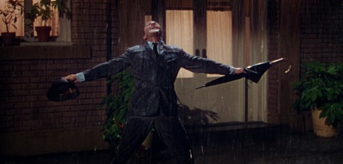 classicmoviescenes: Classic Rain Scenes Singin’ in the Rain (1952), Dir. Gene Kelly. Breakfast