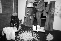blueblackdream:  Lynn Goldsmith, Debbie Harry of Blondie with Ticket Stubs, 1980
