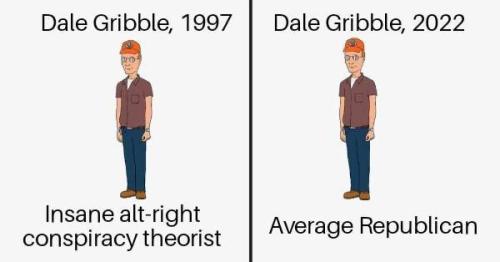 corbitgun:kingofthehilltoday:No fuck off. Dale gribble is a loving kind man who openly accepts his f