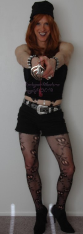 My pirate outfit for a costume party. My name tag said “Hi. I’m&hellip;The Dread Pir