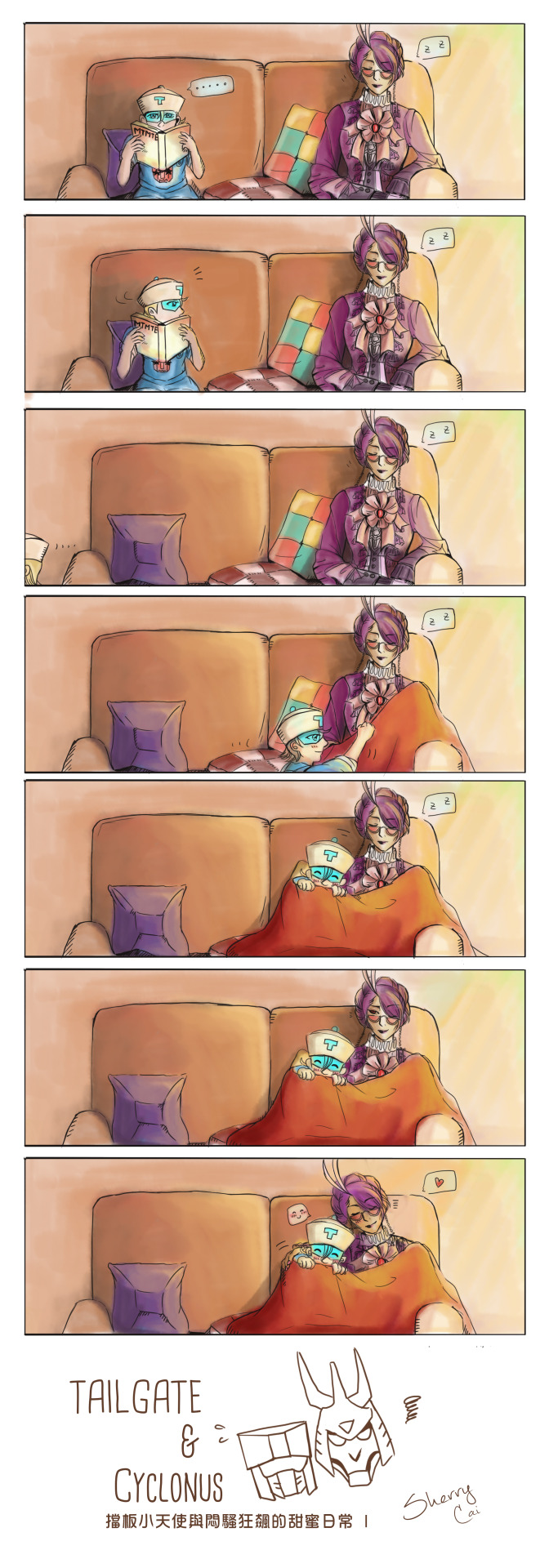 gokuma:  sherry-cai:  【  Tailgate and Cyclonus: sweet daily】  WWWWW Love this