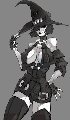 Riftka:  Guilty Gear - I-No Sketch Trying To Practice With Lineart But I Couldn’t