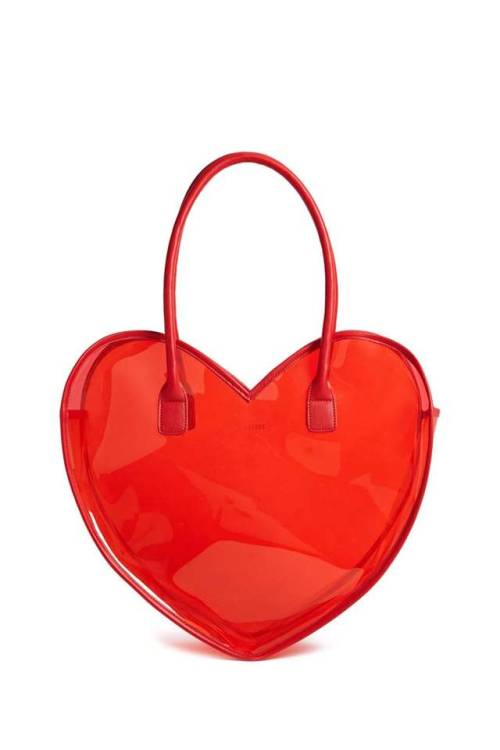 peachblushparlour:Vinyl Heart Tote Bag adult photos