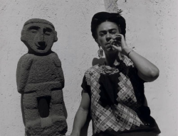 pizzzatime:  mpdrolet: Frida Kahlo, Mexico City, 1951 - Gisele Freund 