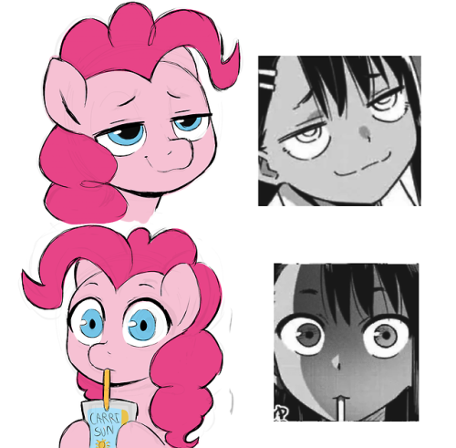 moozua:  Some Nagatoro Ponkie redraws before I head to bed ~  