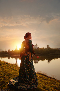 milligan-vick:      “Once we’ll be free, but until then…&quot; Christina as Triss Merigoldphoto by me  