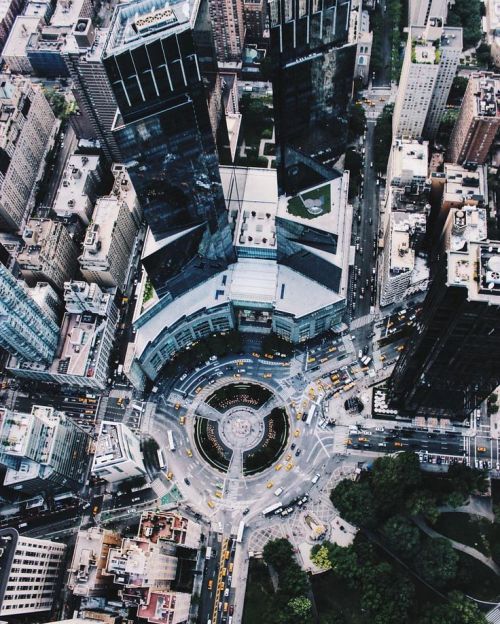 Columbus Circle capture by reed.bryant NYONair @flynyon #newyorkcityfeelings…